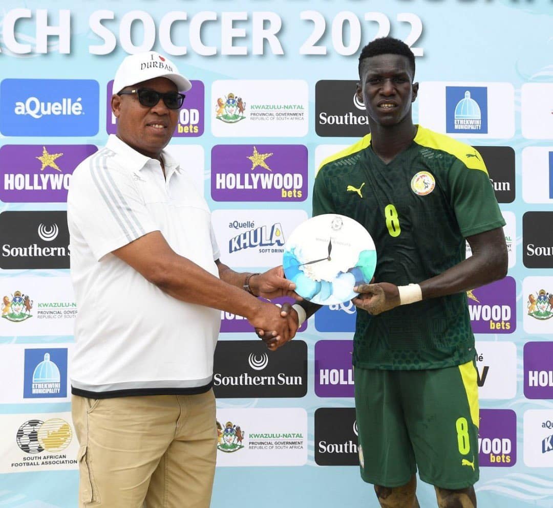 Beach soccer tournoi de Moscou : Mandione Laye Diagne termine meilleur buteur du tournoi