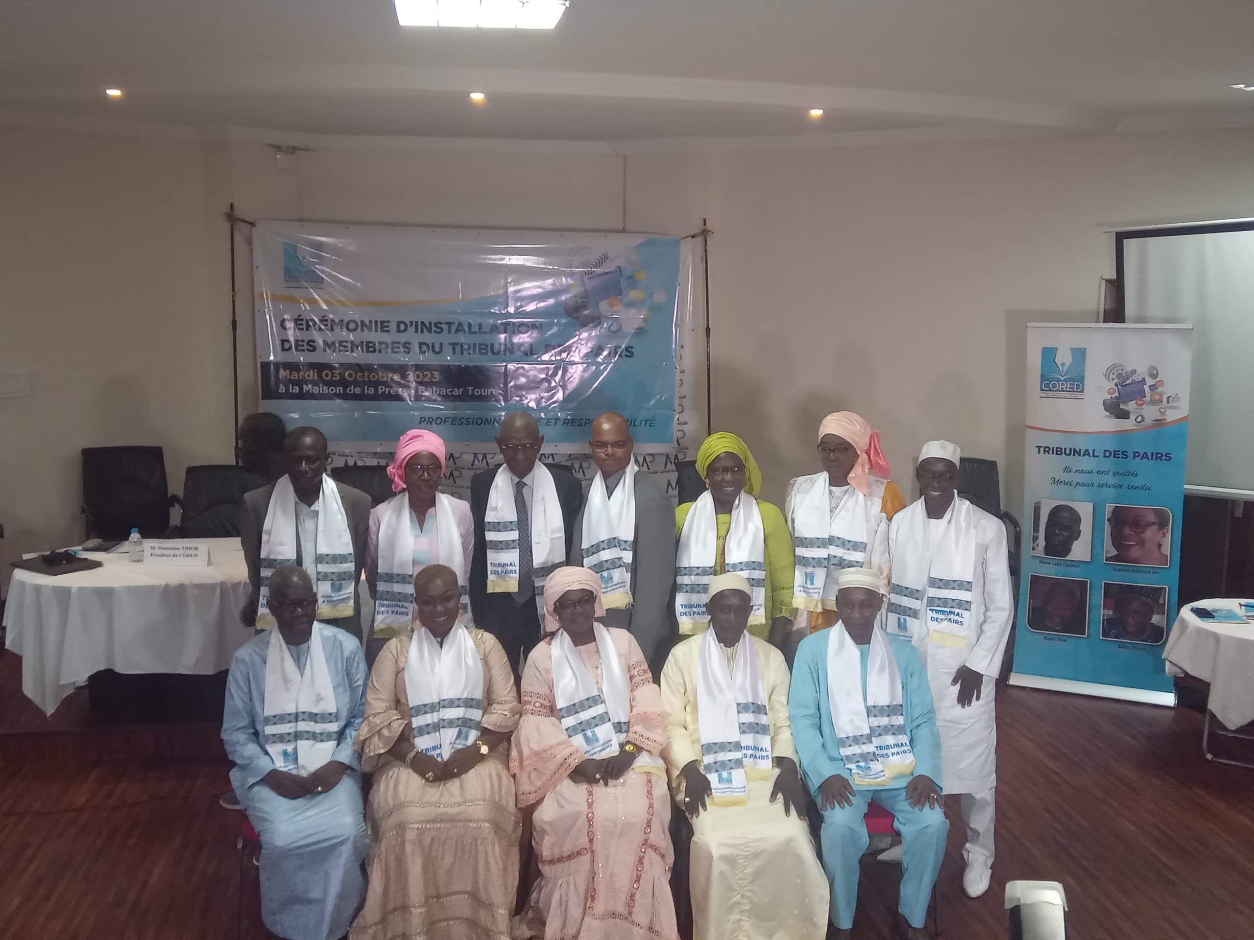 Média : Sept nouveaux membres intègrent le tribunal des pairs du CORED