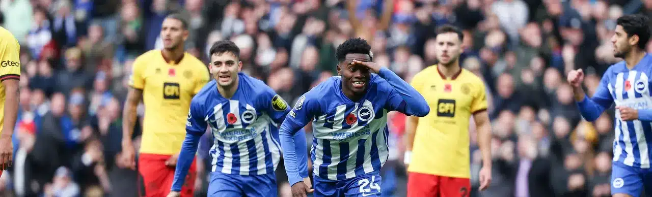 Premier league : Le champion d’Afrique Adringa s’offre un doublé avec Brighton