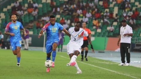 CAN2023 : La Guinée et la Rdc se quittent sur un nul (1-1) à la pause !