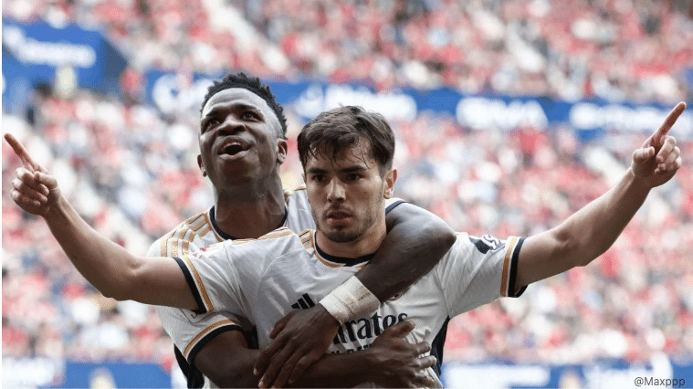 Liga : le Real Madrid écrase Osasuna et conforte sa première place