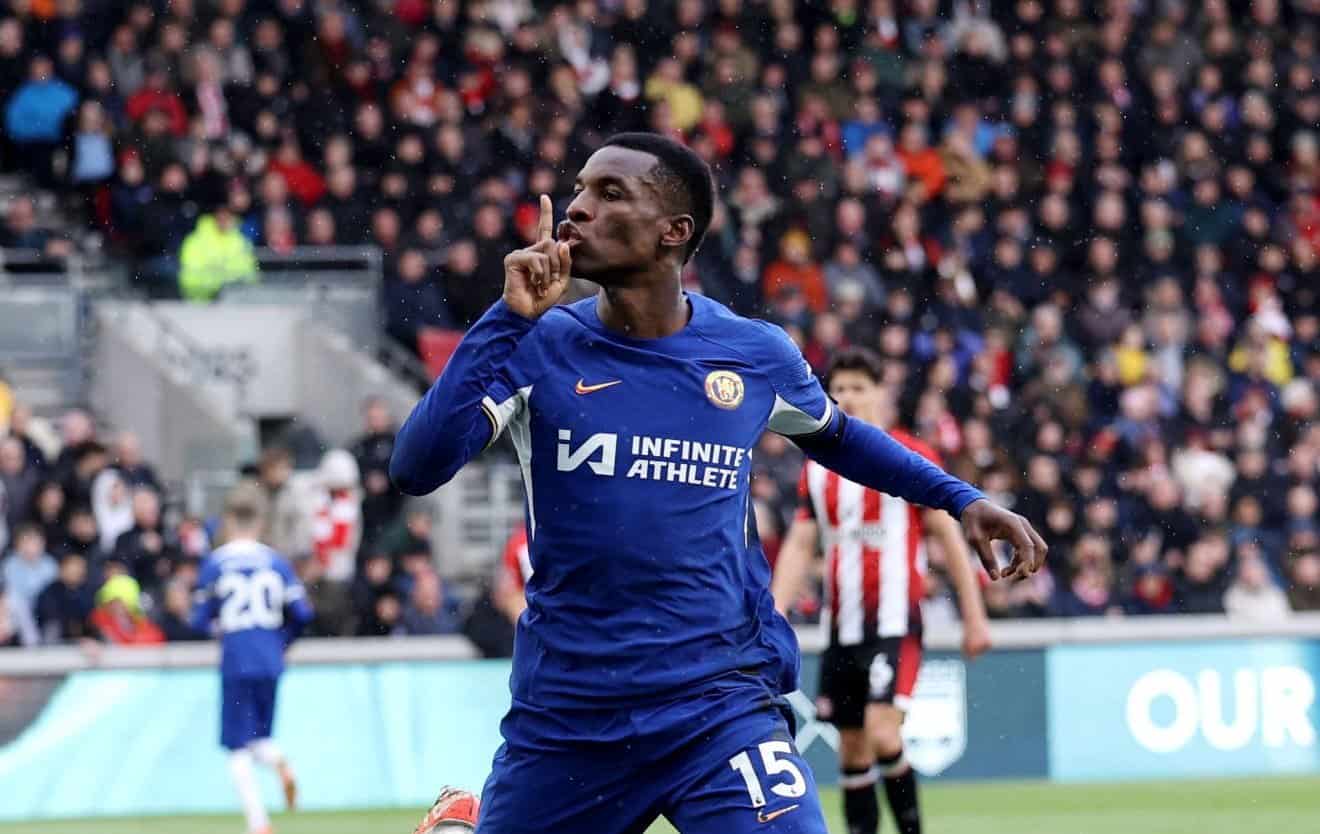 Premier League : Nicolas Jackson ouvre le score pour Chelsea contre Brentford 