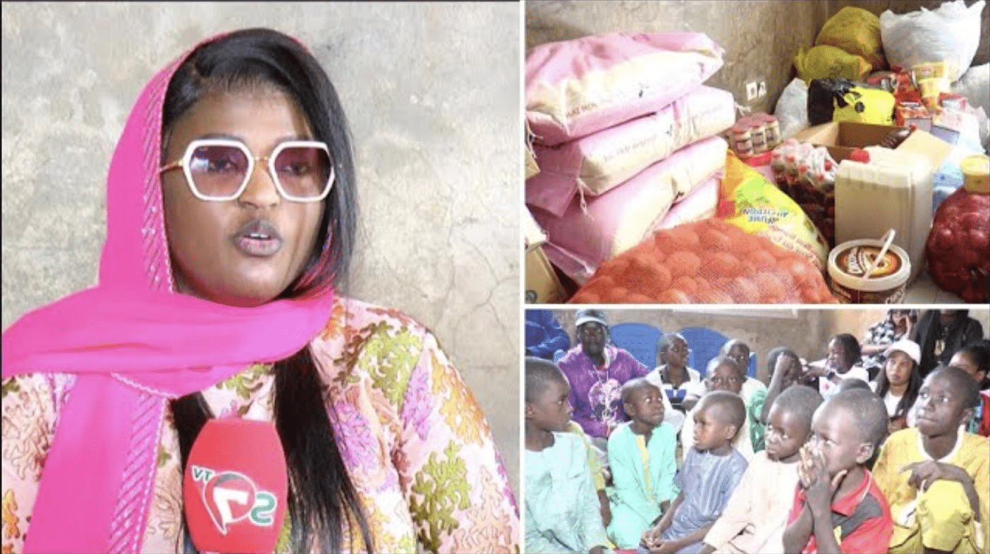Ramadan - Alima Ndione soulage les enfants du Daara de Serigne Babacar Sy (Vidéo)