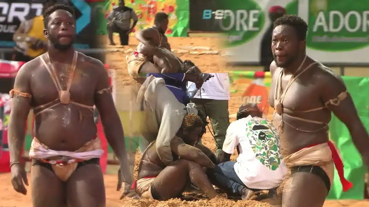 Lutte : Battu par Diockel, Papa Boy Djiné enchaîne une 5e défaite de rang