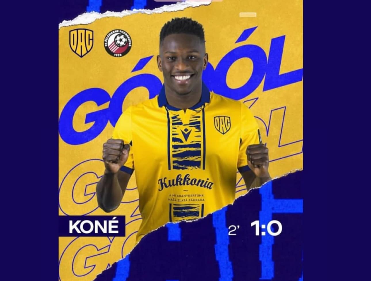 Slovaquie – DAC : Moussa Koné s’offre un doublé face à Podbrezová