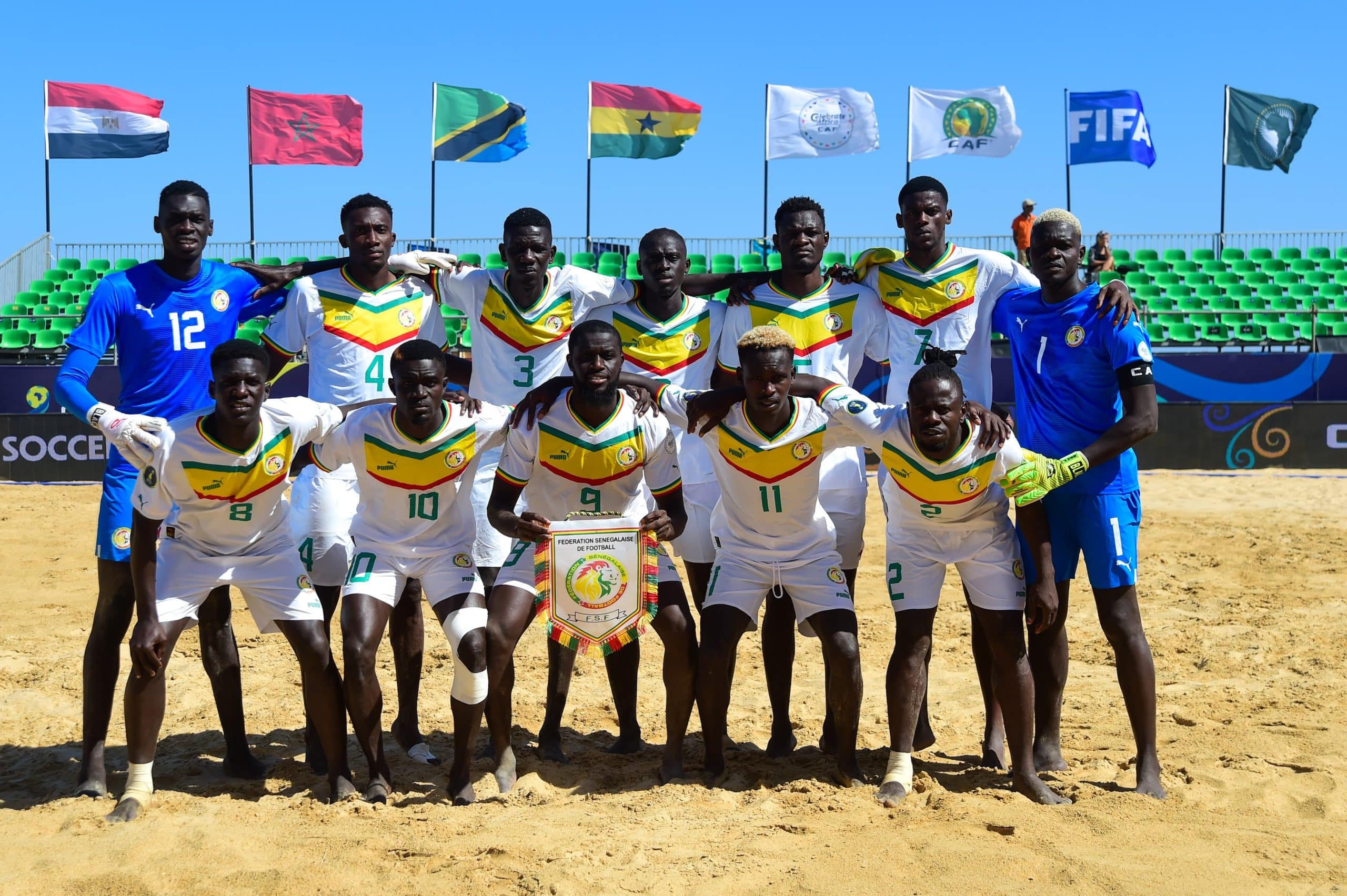 Can beach Soccer : Le Sénegal valide son ticket pour les demi-finales après sa victoire face au Mozambique
