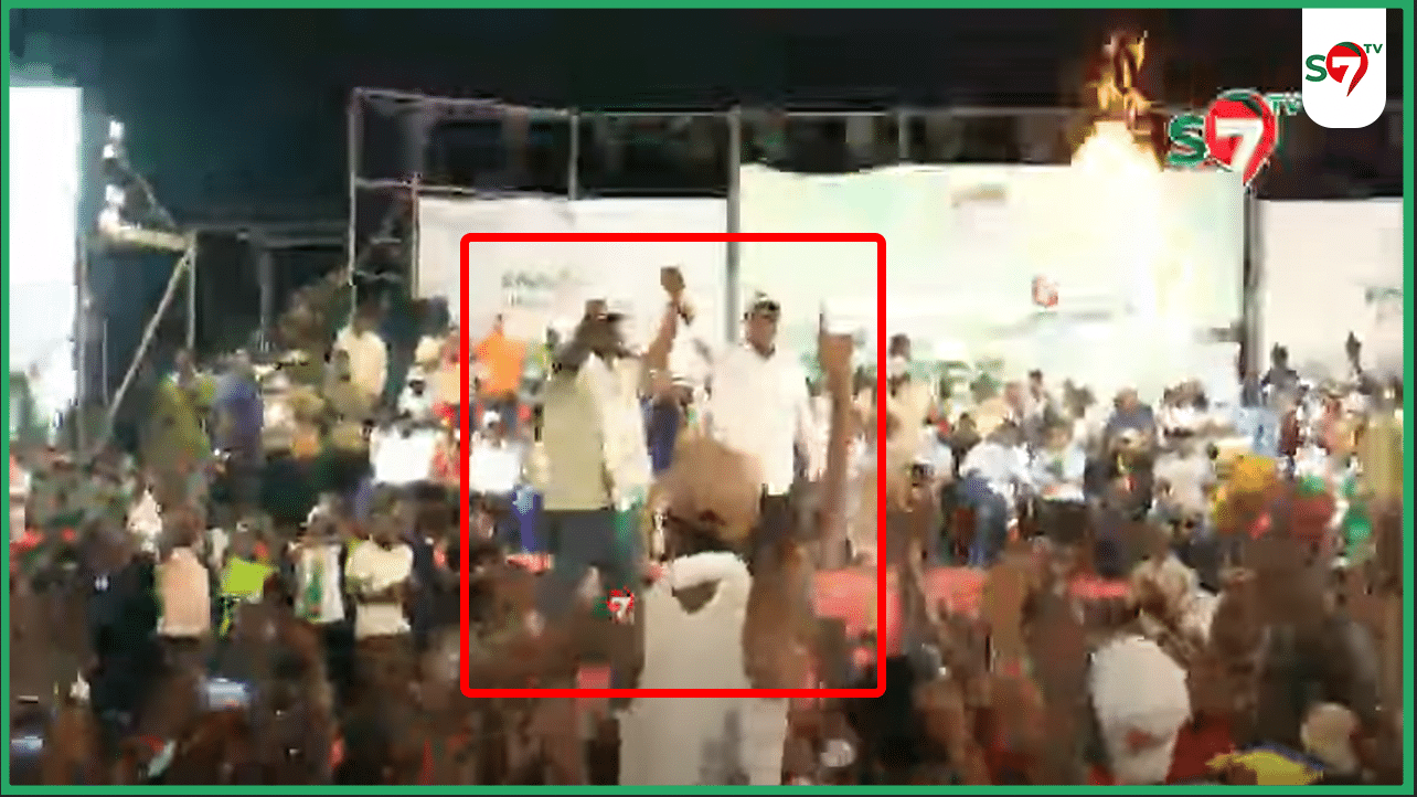(Vidéo) Moment Fort: Réconciliation entre Mame Boye Diao & Doura Baldé au meeting de SONKO à Kolda