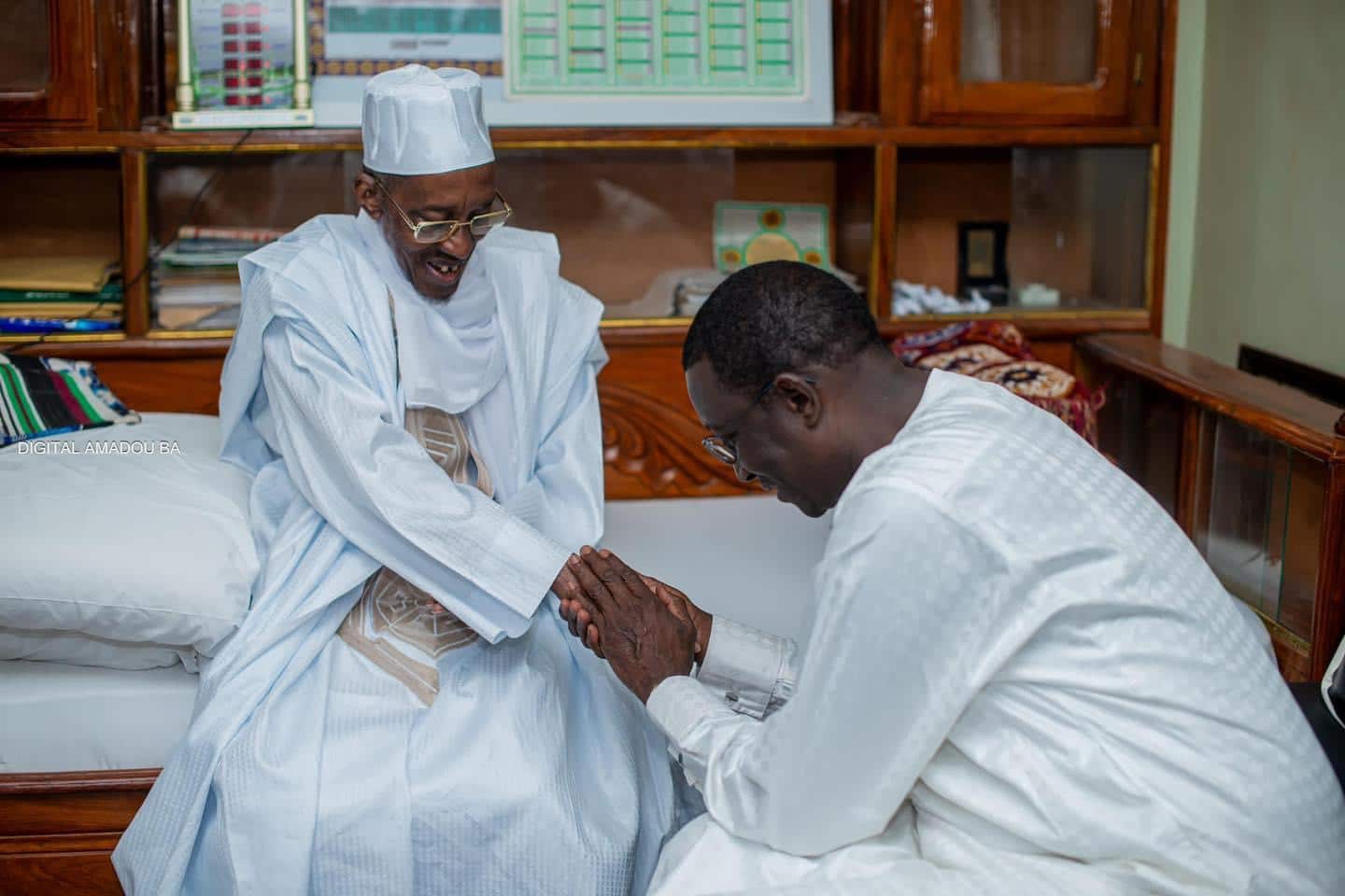 Medina Gounass : Amadou Ba reçu par Khalife Thierno Ahmadou Tidiane BA