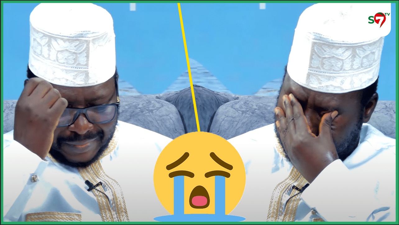 (Vidéo) Imam Al Amine Dramé verse de chaudes larmes en plein direct: la raison va vous faire pleurer