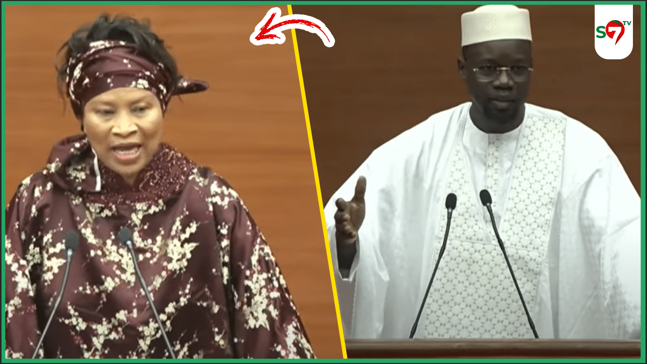 (Vidéo) SONKO interpelle directement Aissata Tall Sall "quand tu n'a rien à dire il faut dire GONGO..."