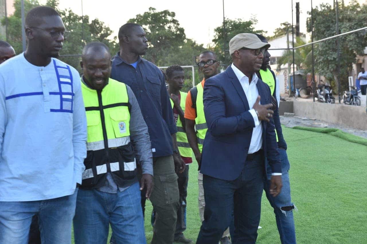 Travaux d’aménagement des jardins et places publics : Barthélemy Dias s’est rendu dans les communes de Grand-Dakar, Sicap Liberté et Dieuppeul-Derklé