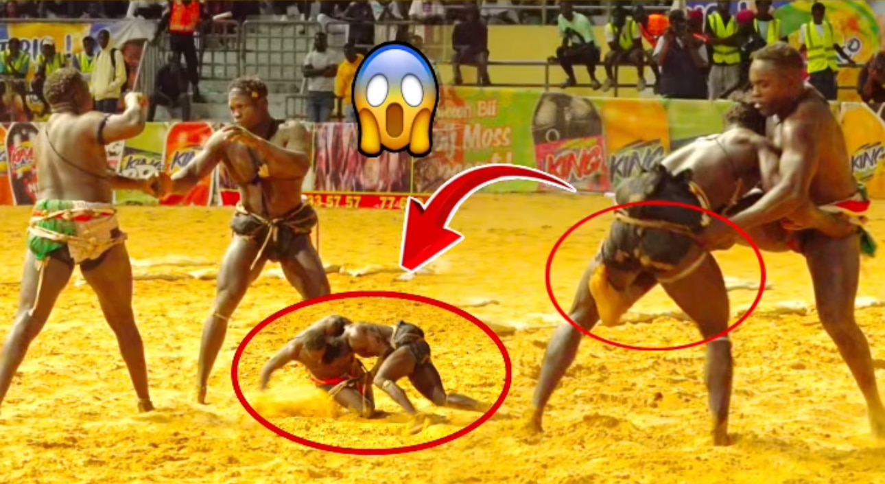 Feugeuleu Bou Ngor bat Alioune Seye Jr et remporte le drapeau Modou Kharagne Lô