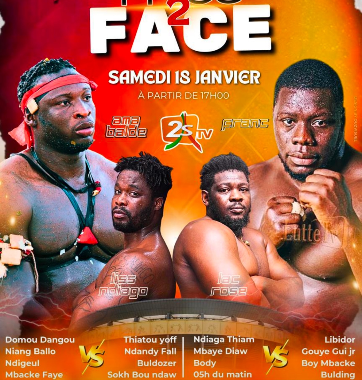 Lutte : Face-to-Face entre Ama Baldé et Franc ce samedi à la 2STV