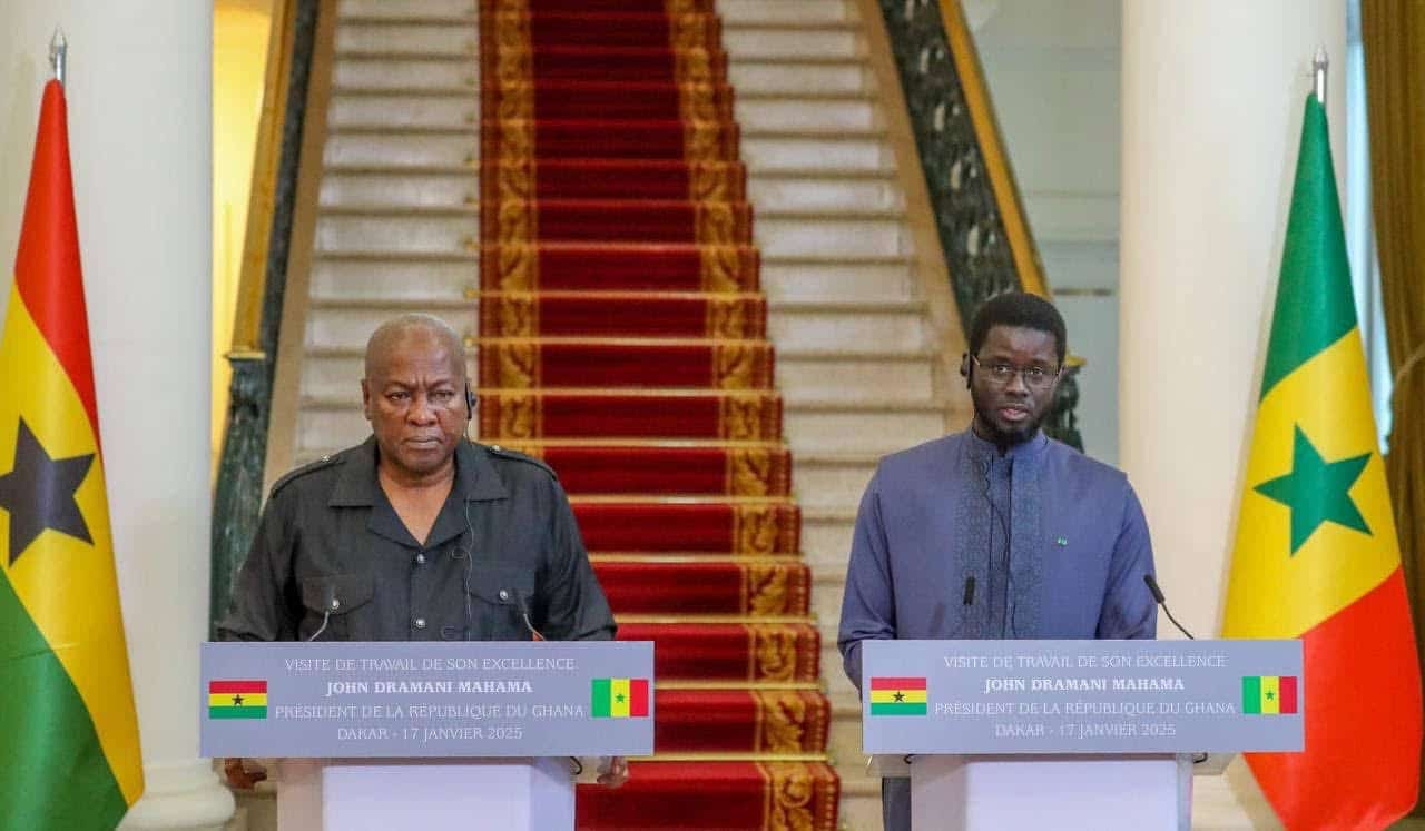 Diplomatie : Démocratie, échanges commerciaux au menu des discussions entre les PR Faye et Mahama
