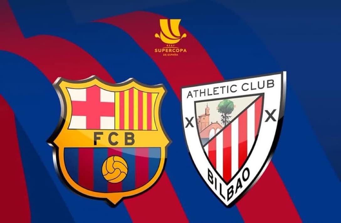 Super Coupe d’Espagne : Athletic Bilbao et FC Barcelone s’affrontent pour une place en finale