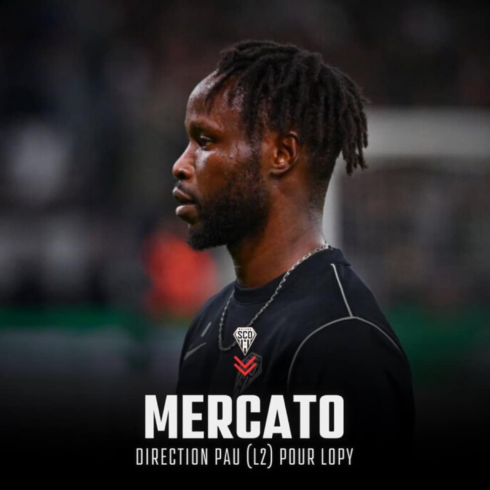 Mercato : Joseph Lopy (Angers) prêté à Pau (L2)