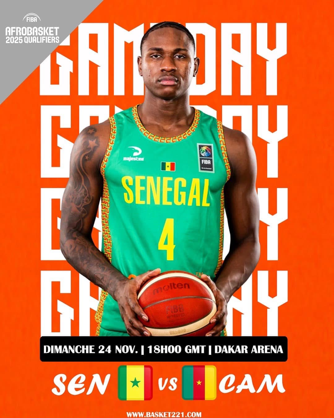 AfroBasket 2025 – Qualifications : Le Sénégal aux portes de la qualification