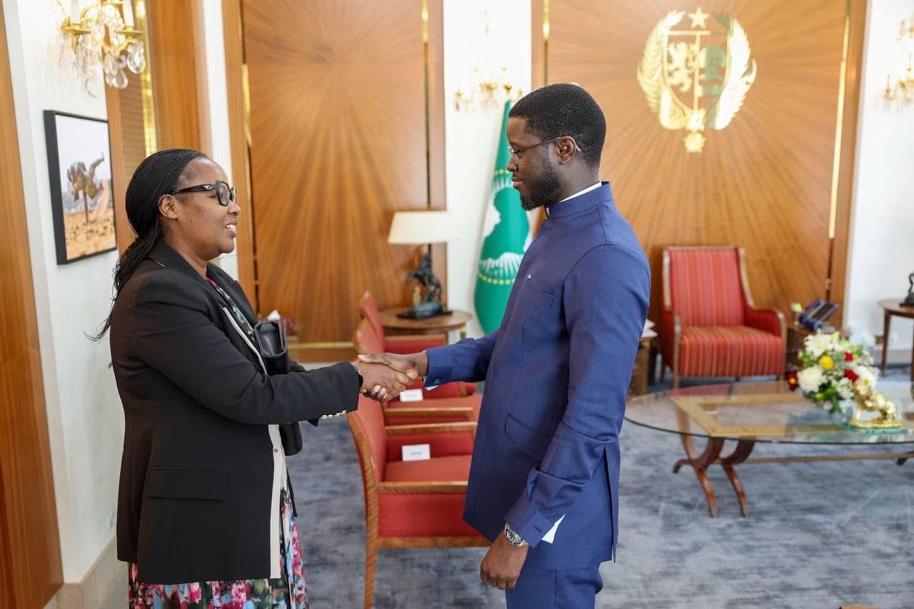 Politique agricole : Le Chef de l’Etat a reçu Gérardine Mukeshimana, vice-présidente du FIDA