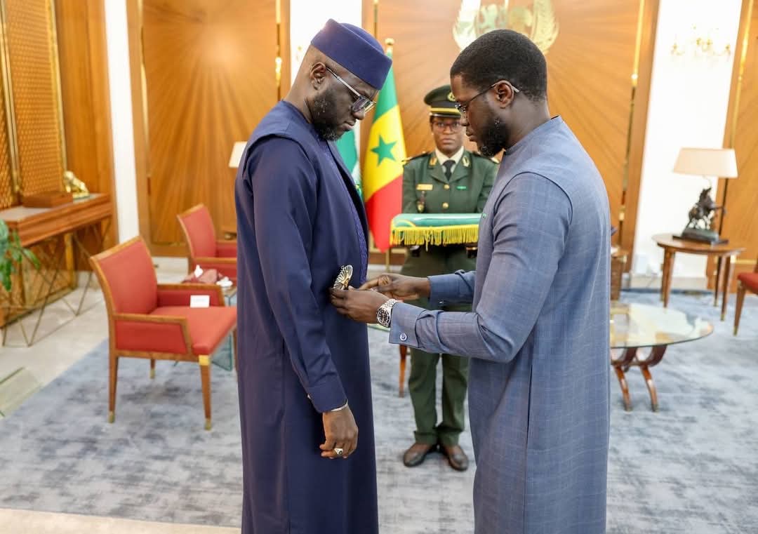 Palais : Le PR Diomaye honore des présidents d’institutions, El Malick élevé Grand Officier de l’Ordre national du Lion