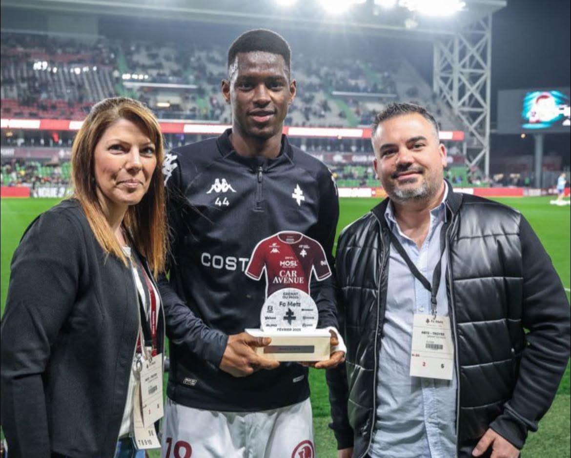 Ligue 2 : Idrissa Gueye élu joueur du mois de février du FC Metz !