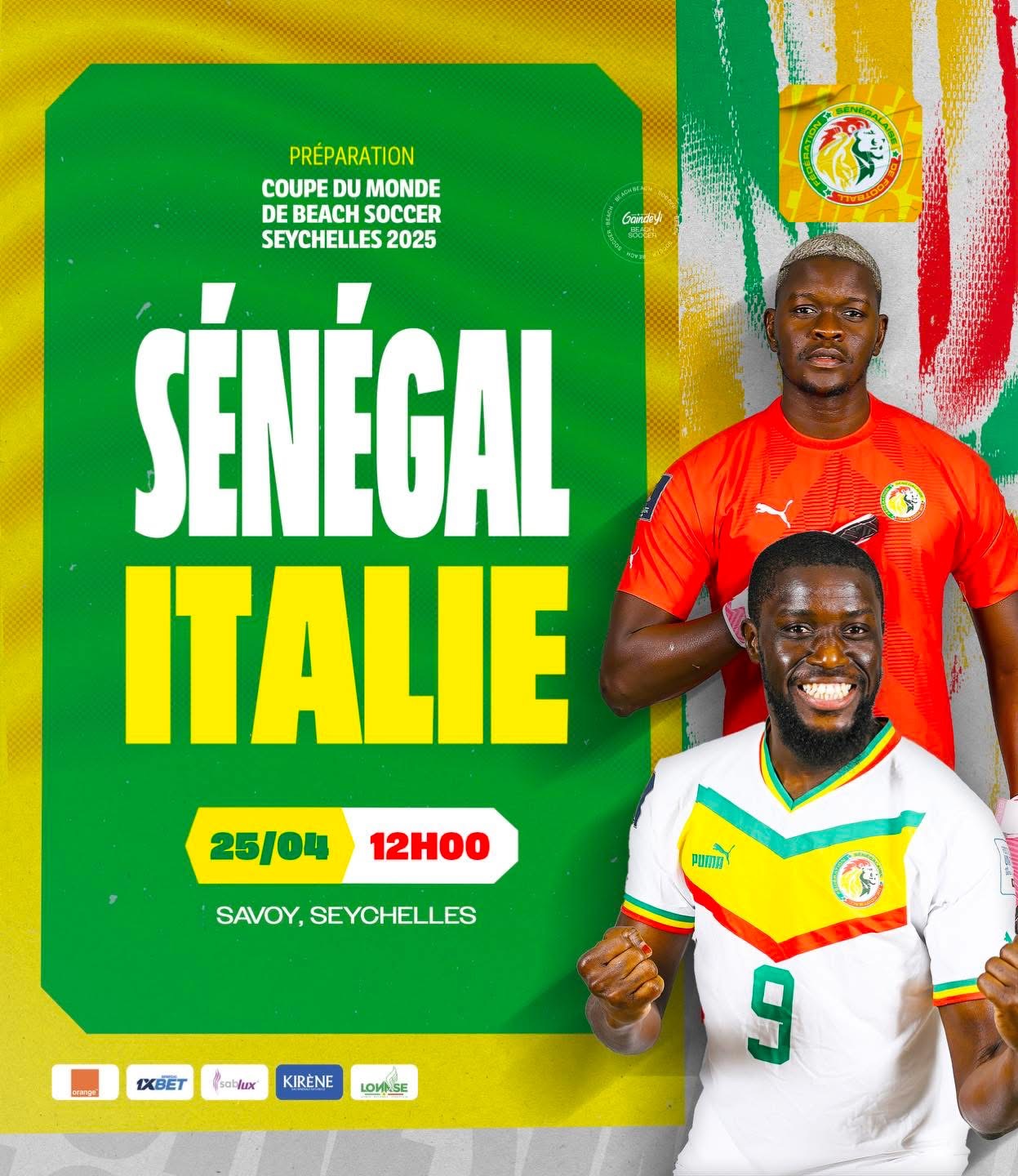 Préparation Mondial : le Sénégal défie l’Italie en amical aux Seychelles ce vendredi