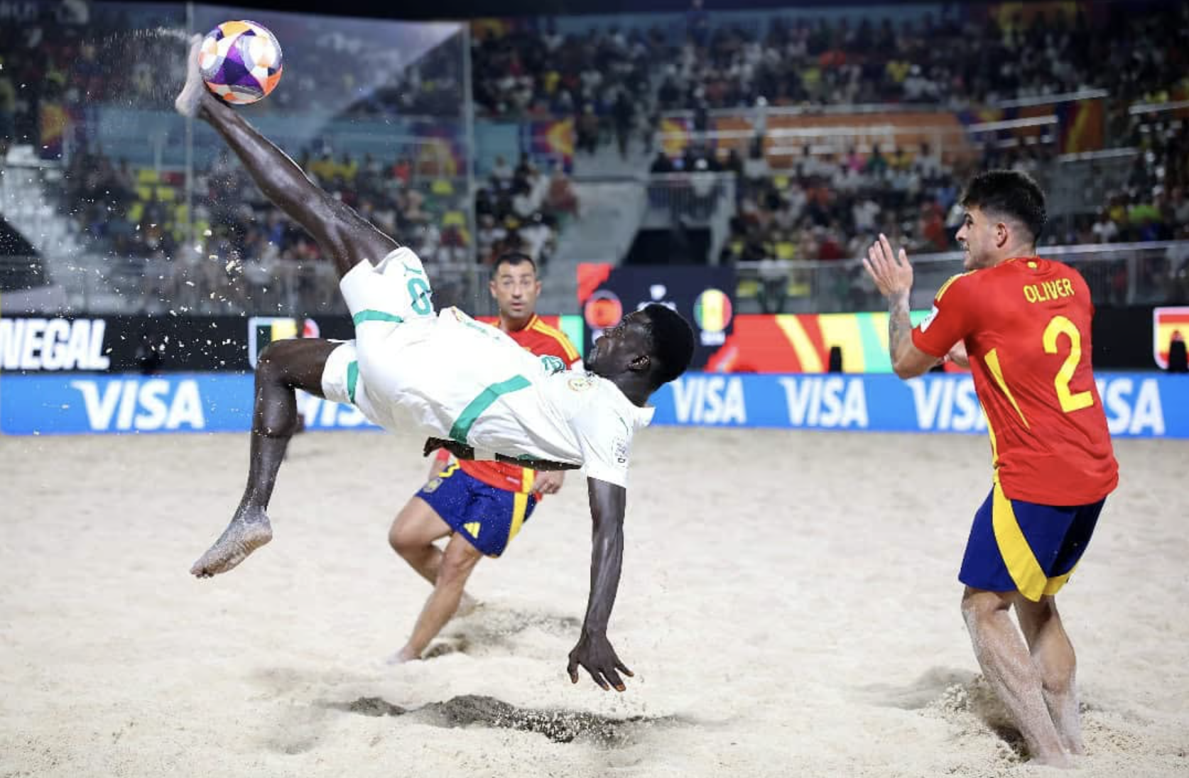 Mondial Beach Soccer 2025 : Le Sénégal domine l'Espagne (4-1)