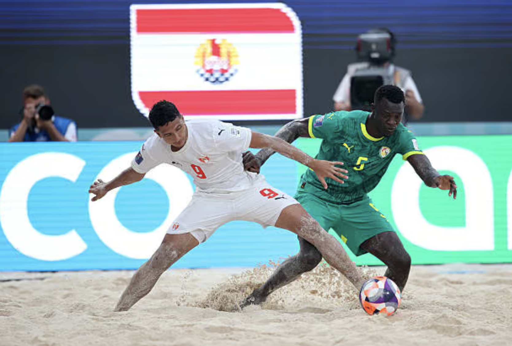 Coupe du Monde de Beach Soccer : Le Sénégal bat Tahiti et se qualifie pour les quarts de finale