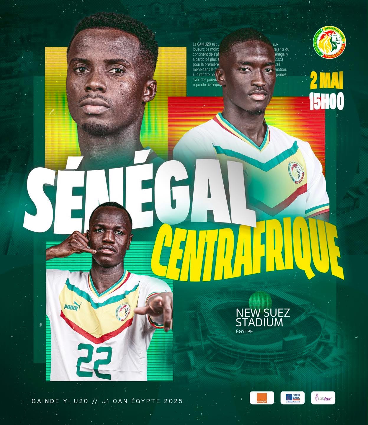 CAN U20 – Les Lionceaux lancent la défense de leur titre face à la Centrafrique