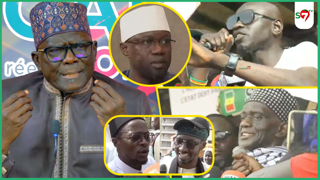 (Vidéo) Marche de Karim & cie: Moustapha Diakhaté "Gathiék PASTEF La Ak And Samm Jikko Yi… Li SONKO Waxone Ci Loi Bi..."