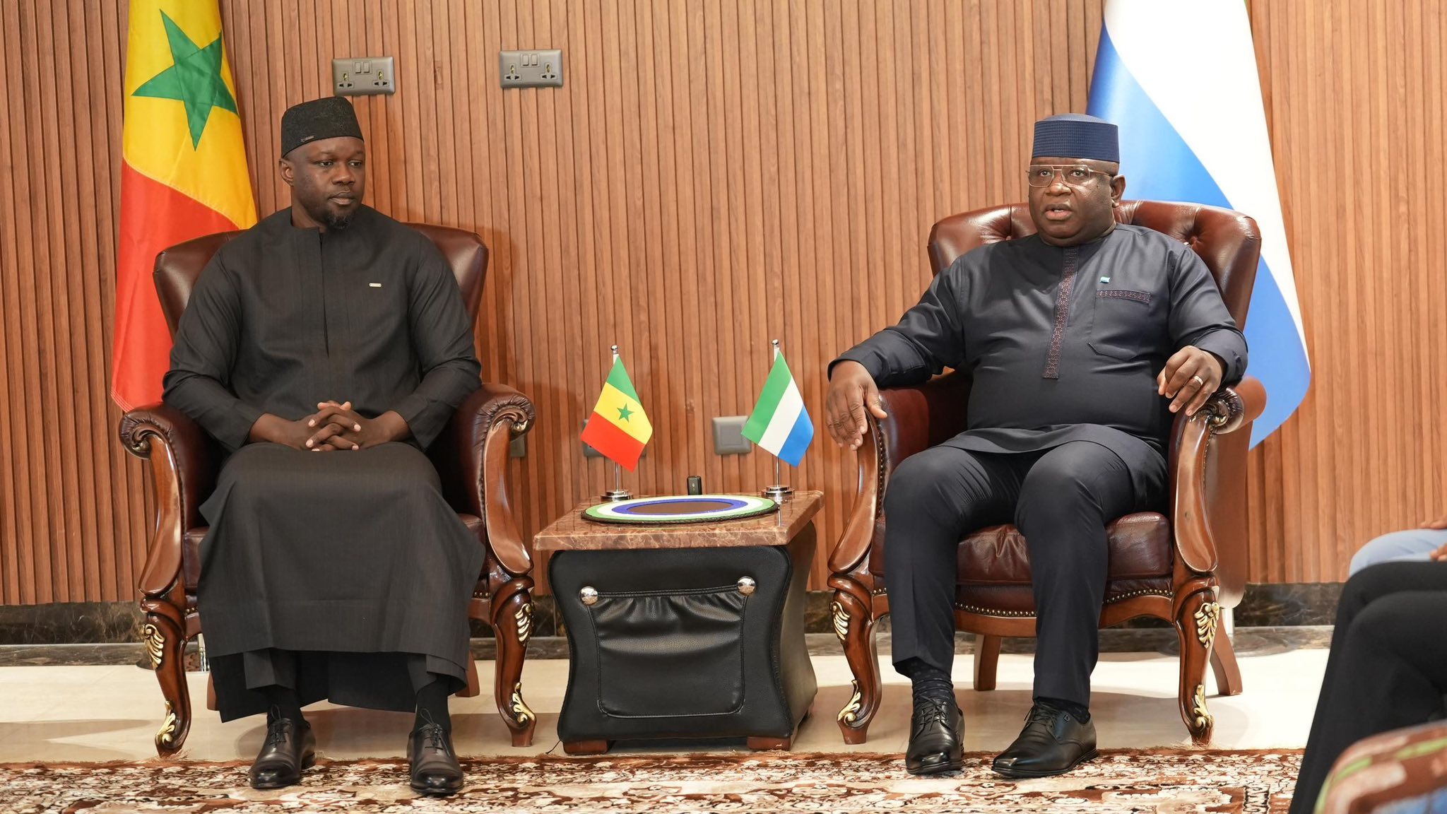 Sierra Leone : Le Pm Sonko reçu par le président Julius Maada BIO