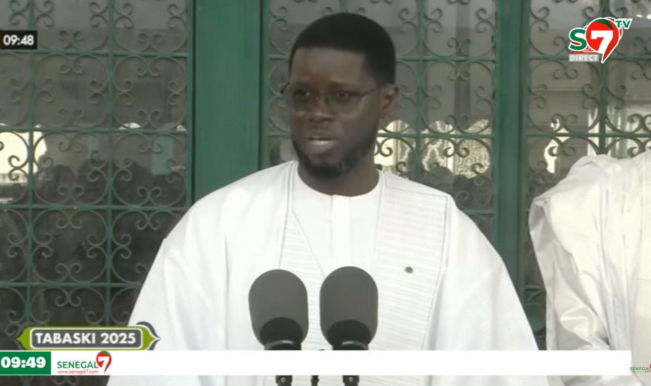 Tabaski 2025: Le président Diomaye après la prière "j'invite tous les Sénégalais à..." (Vidéo)