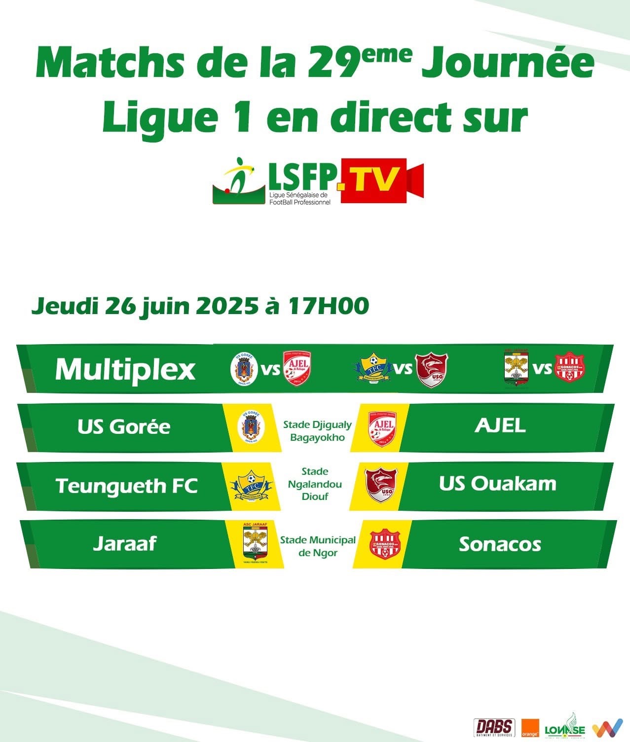 Course au Titre :Trois Clubs, Deux Journées, Un Rêve