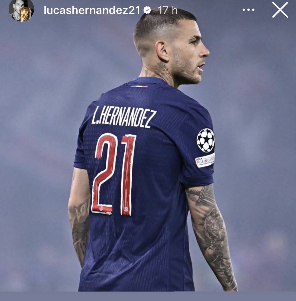 Lucas Hernandez dément toute envie de départ du PSG
