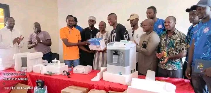 Ziguinchor : Nicolas Jackson offre 10 millions FCFA en matériel médical au centre de santé