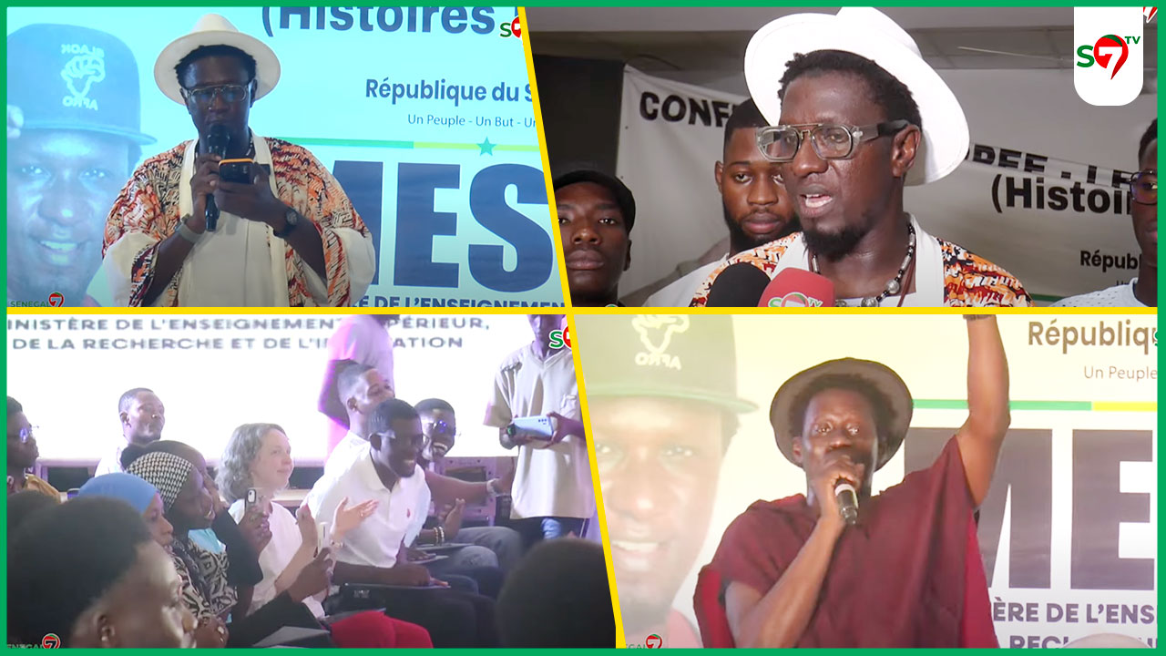 (Video) Conference Rappé: le cours magistral de Simon Kouka aux etudiants de l'Université Amadou Mahtar Mbow