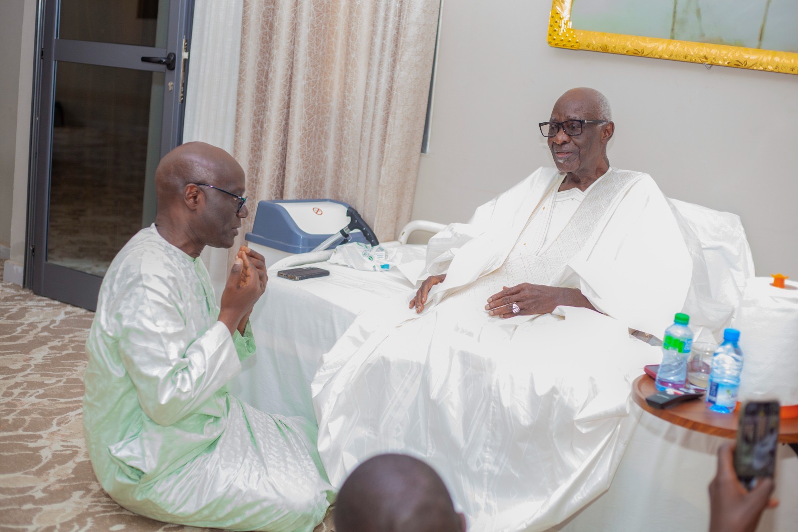 Touba : Thierno Alassane Sall chez le Khalife de Darou Khoudoss