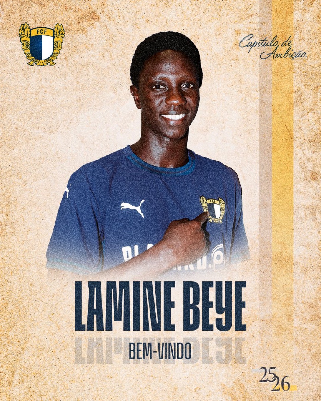 Mercato : Lamine Beye signe pour cinq ans au FC Famalicão