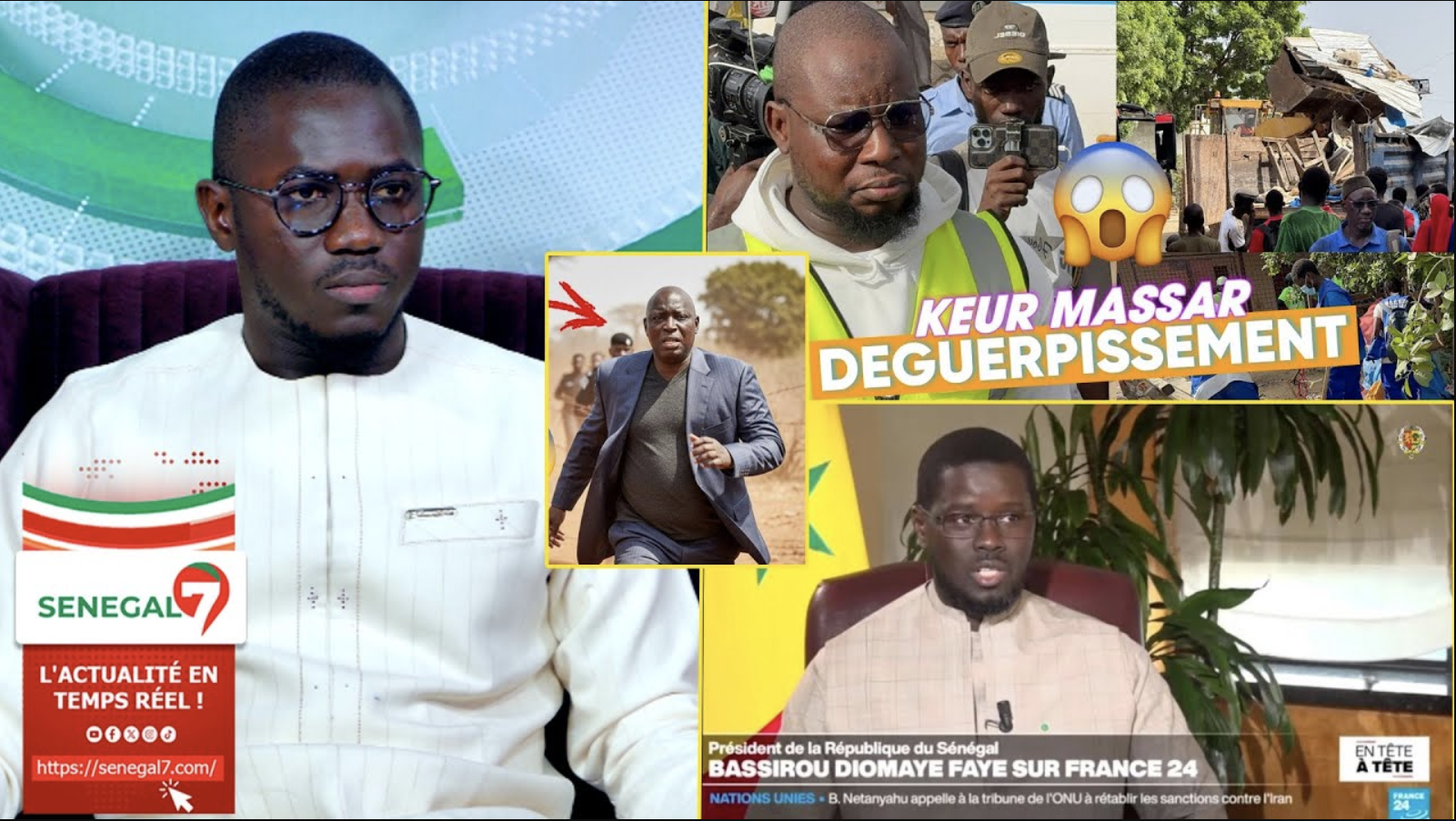 (Vidéo) Dérapage de Bilal Diatta, Déguerpissements - colère des ambulants - Macky Sall : Bonsoir Senegal pose le débat avec Abdoulaye Mbow, Abass Sow & S. Kosso Sene