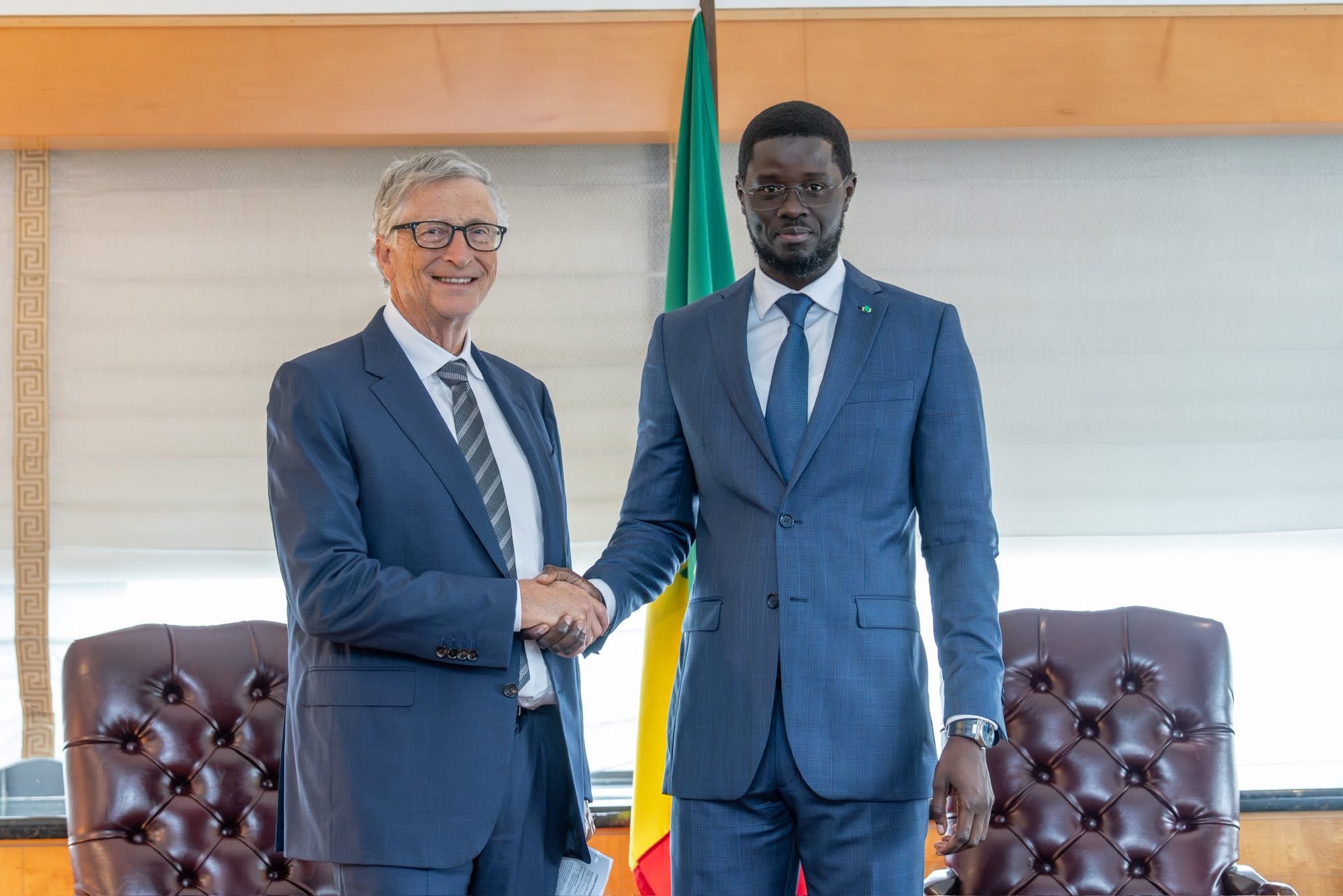 New York : Le Président Bassirou Diomaye Faye a reçu en audience Bill Gates