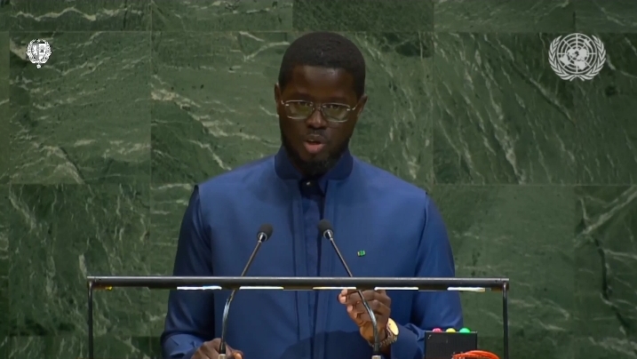 (Vidéo) ONU: l'intégralité du nouveau discours du PR DIOMAYE à la tribune des Nations Unies