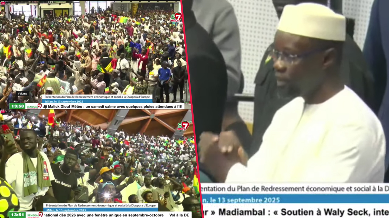 Italie : Dans une salle remplie de monde, Admirez l'entrée majestueuse d'Ousmane SONKO (Vidéo)