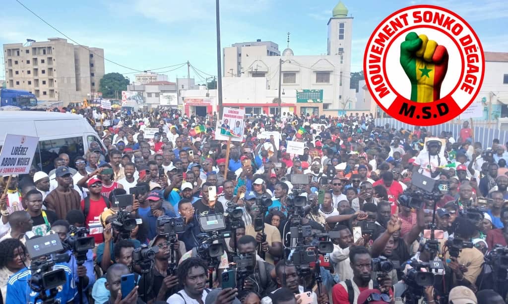 Marche pacifique : Le Mouvement Sonko Dégage (MSD) salue la mobilisation exceptionnelle du peuple sénégalais