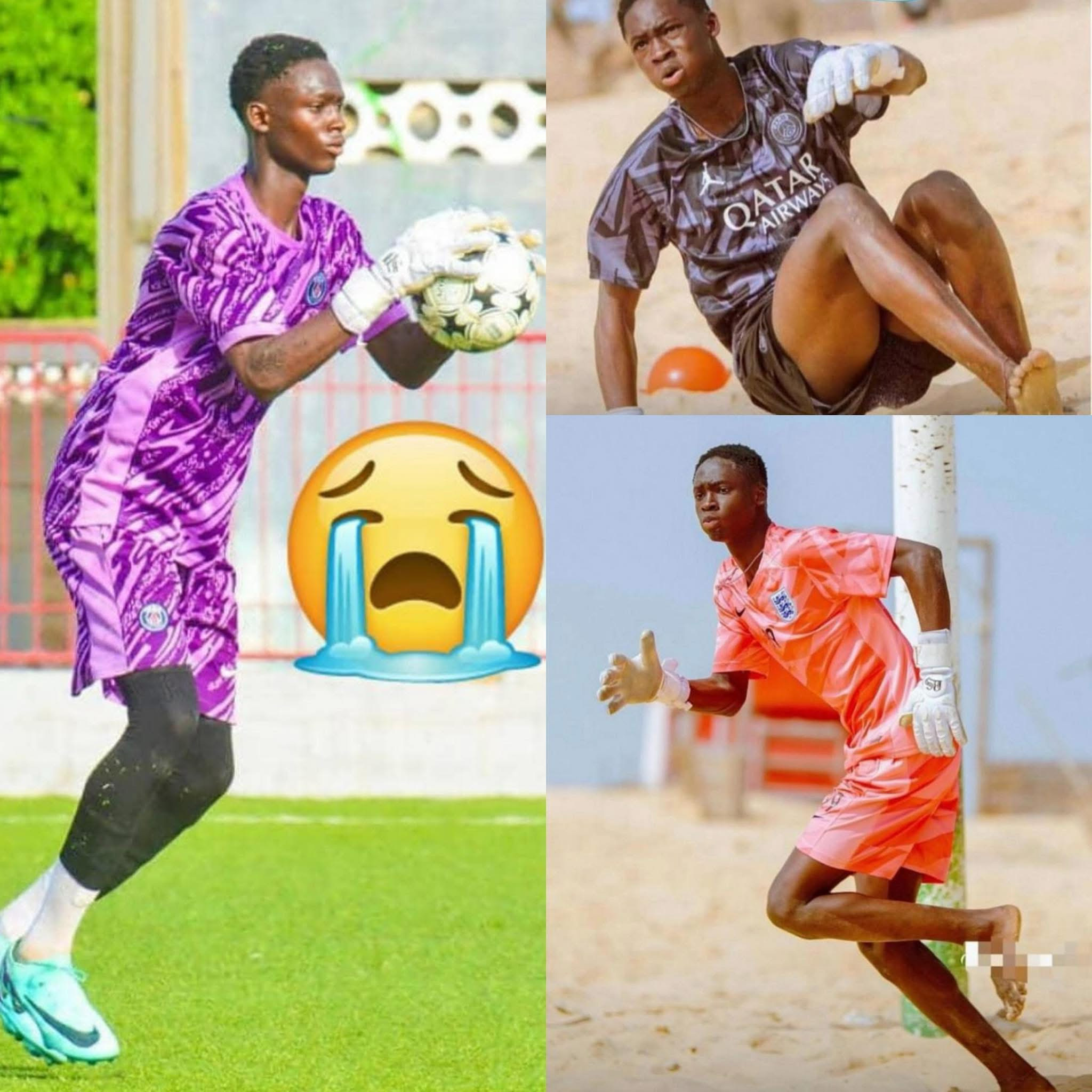 Nécrologie : Cheikh Touré, jeune gardien de but de l’académie Esprit Foot de Yeumbeul, arraché à la vie