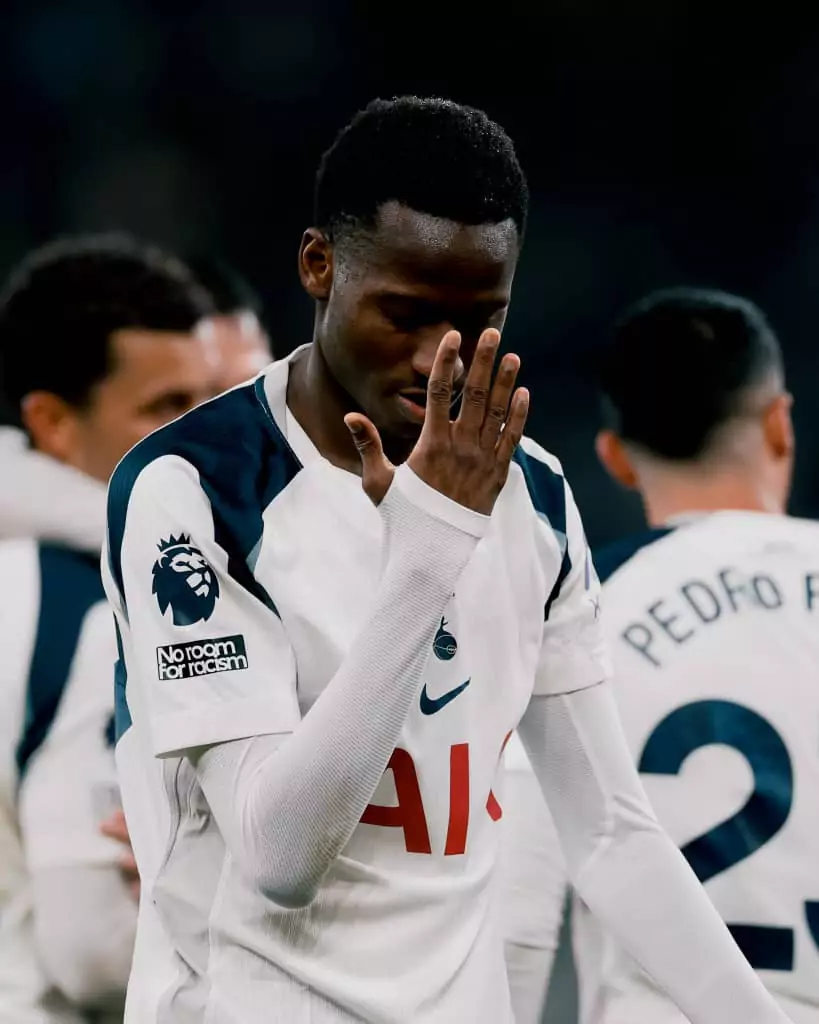 Tottenham : Pape Matar Sarr confirme sa belle forme face à Everton