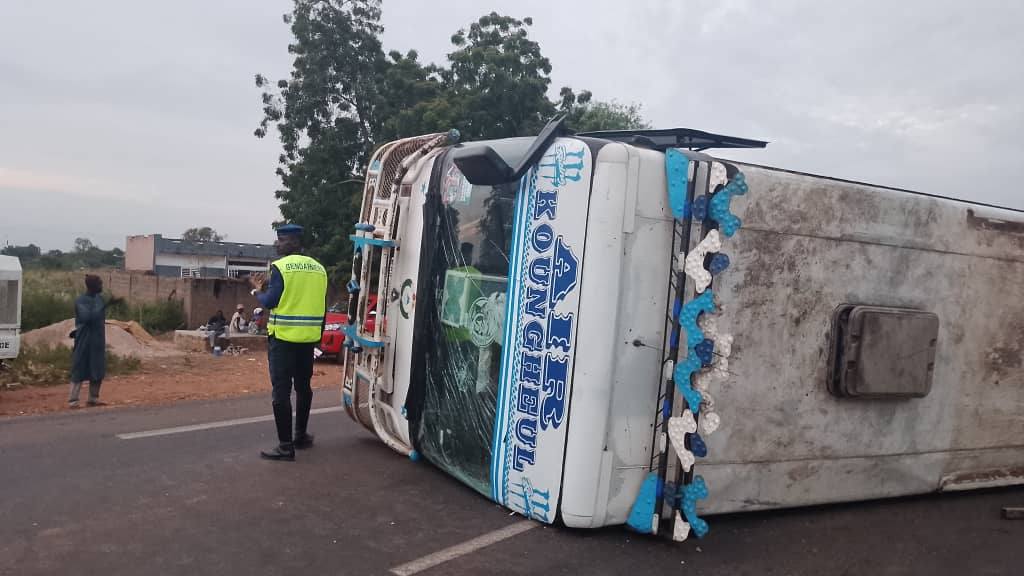 De retour du Tera meeting : Un bus se renverse et fait plusieurs victimes