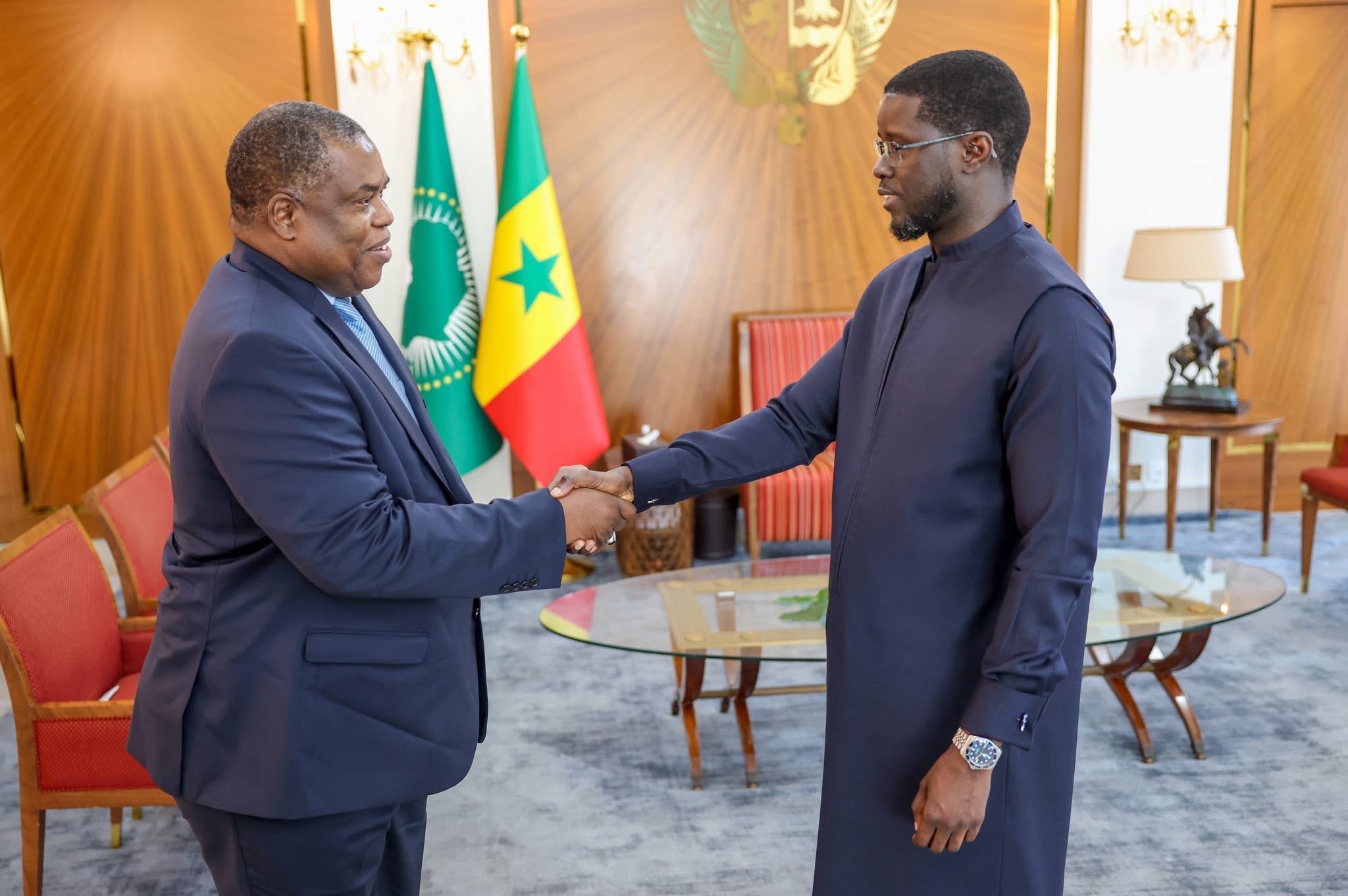 Audience : Le Chef de l’Etat a reçu Mouhamadou Mansour MBAYE, Premier Président de la Cour suprême