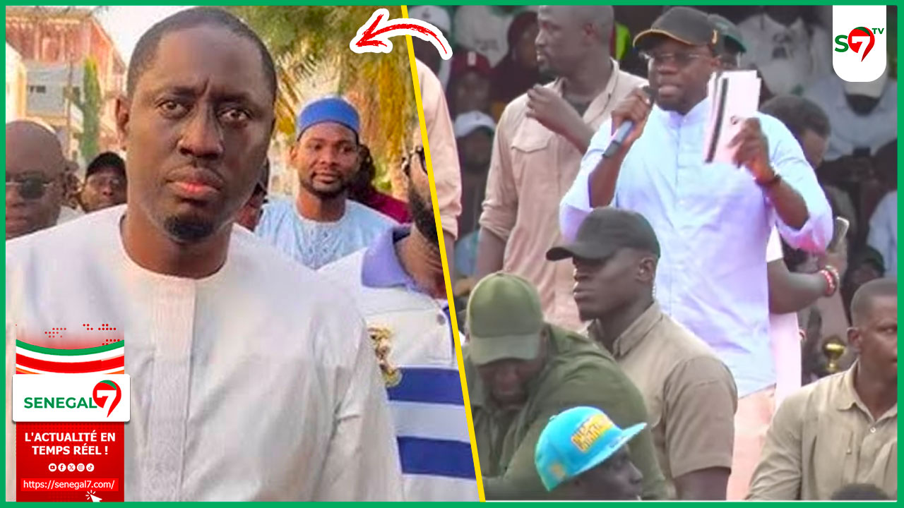 (Vidéo) Tera Meeting: SONKO tacle severement Pape Malick Ndour "Kiniou Diapp Demb Takkal Ko Bracelet"
