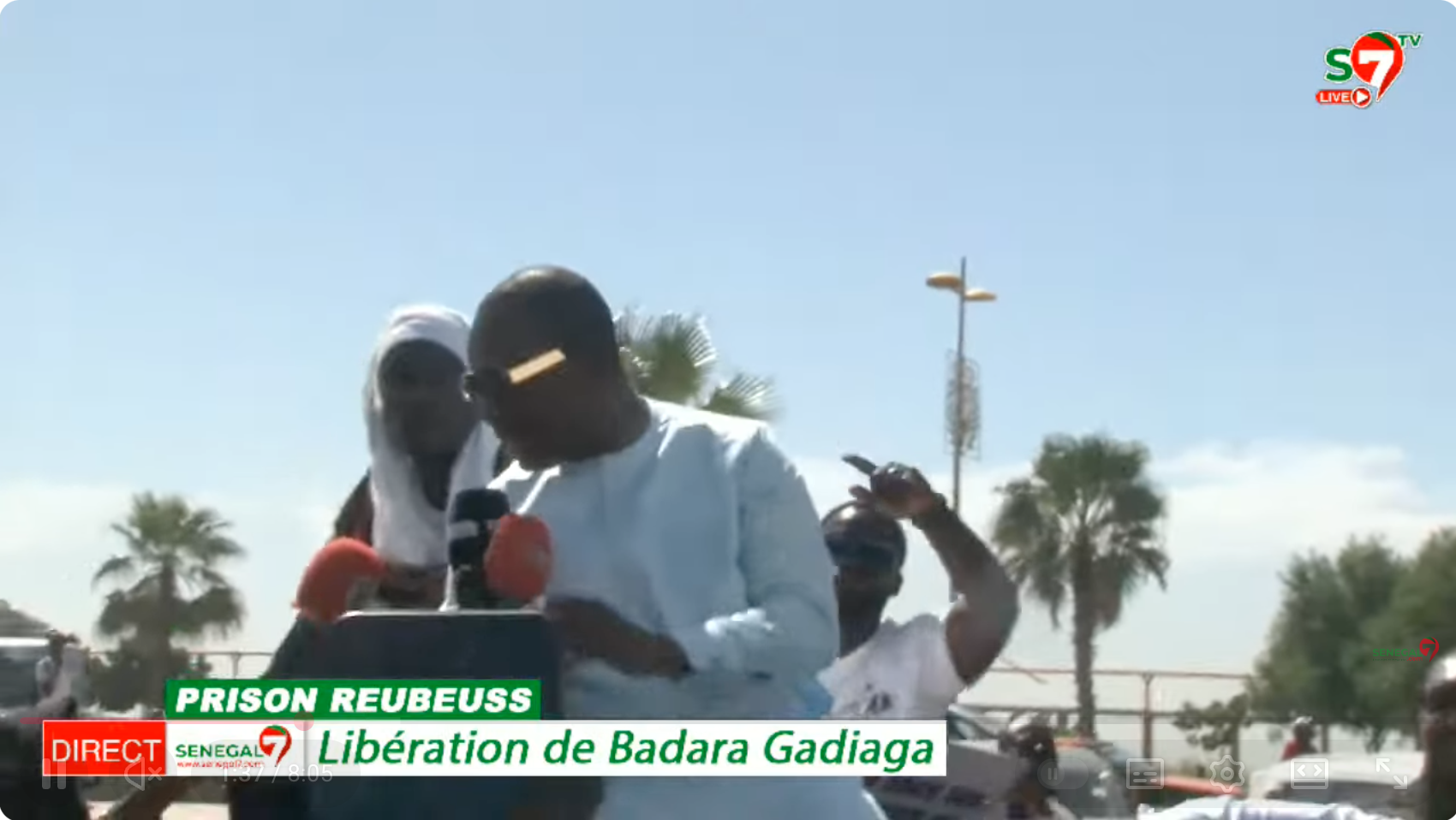 Les premiers mots de Badara Gadiaga après sa libération "Je vais faire une…" (Vidéo)