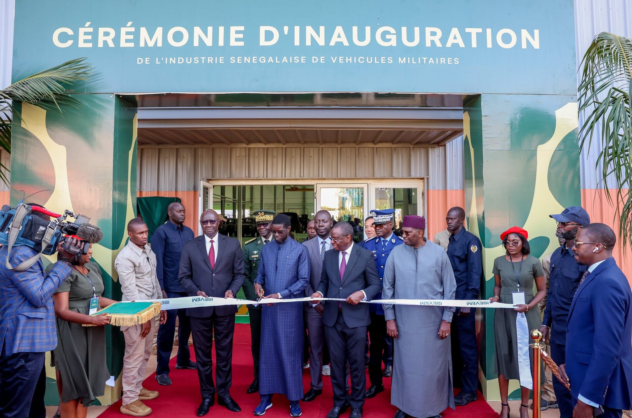 Industrie de Défense Nationale : Le Chef de l’État inaugure l’usine ISEVEM d’assemblage de véhicules militaires tactiques