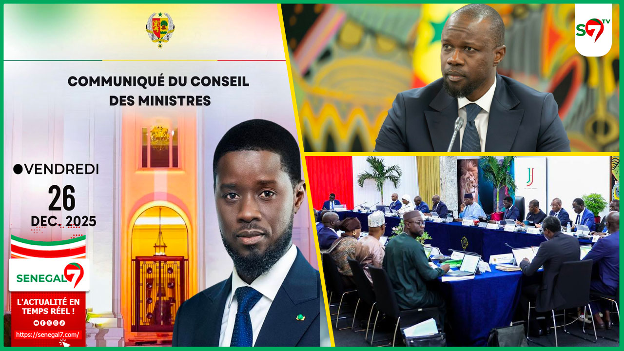 (Vidéo) DIOMAYE, SONKO....Tout ce qu'il faut savoir sur le Conseil des Ministre de ce vendredi 26 Decembre 2025